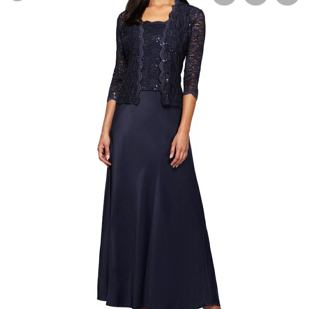 Petite Sequin A-Line Mock Jacket Dre